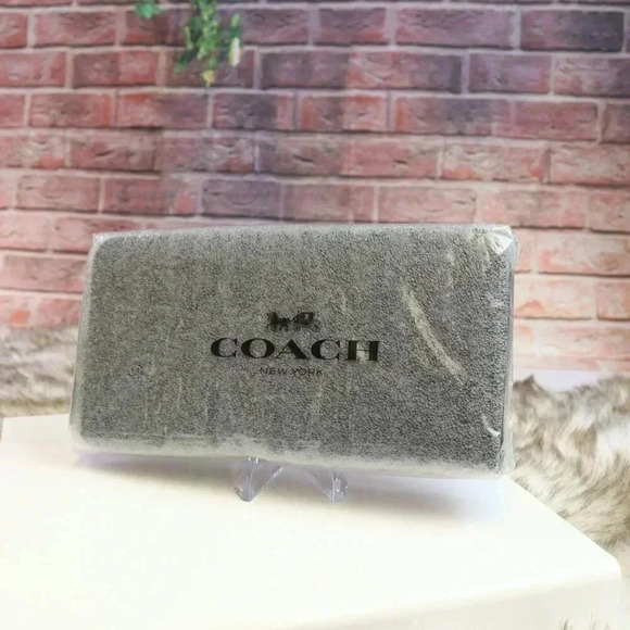 Coach Accordion Wallet In Signature Leather CE551 QB/BK * Original packing* - Picture 2 of 12